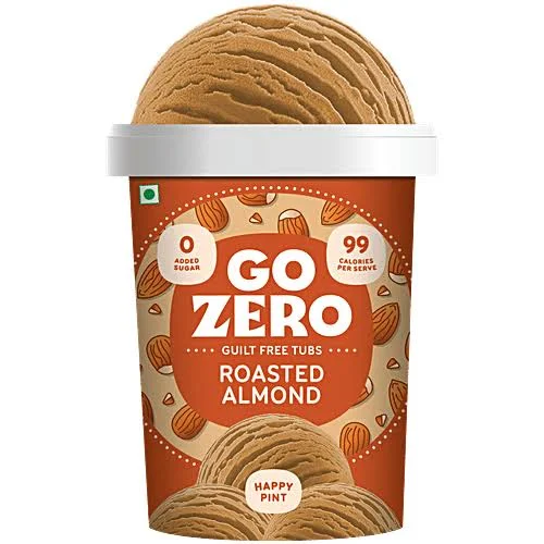 Go Zero Roasted Almond Guilt Free Ice CreamTub